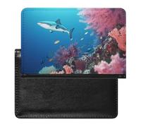 Étui de protection pour passeport avec blocage RFID - Porte-carte d'identité - Portefeuille de voyage sécurisé pour passeport, tickets, cartes de crédit, style, taille unique, Style :, Taille unique