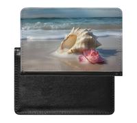 Étui de protection pour passeport avec blocage RFID - Porte-carte d'identité - Portefeuille de voyage sécurisé pour passeport, tickets, cartes de crédit, taille unique, Style :, Taille unique