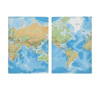 Étui de protection pour passeport avec carte du monde - Étui de protection pour passeport - Style : 20,3 x 13,8 cm, Style :, 20.3x13.8cm