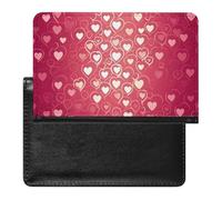 Étui de protection pour passeport avec motif cœur, blocage RFID, porte-carte d'identité, portefeuille de voyage sécurisé pour passeport, tickets, cartes de crédit, style, taille unique, Style :,