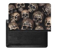 Étui de protection pour passeport avec motif de crânes « Get Together » - Protection RFID - Pour passeport, tickets, cartes de crédit, style - Taille unique, Style :, Taille unique