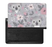 Étui de protection pour passeport avec motif koala - Blocage RFID - Porte-carte d'identité - Portefeuille de voyage sécurisé pour passeport, tickets, cartes de crédit, style, taille unique, Style :,