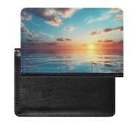 Étui de protection pour passeport Calm at The Sunset avec blocage RFID, porte-cartes d'identité, portefeuille de voyage sécurisé pour tickets de passeport, cartes de crédit, style, taille unique,