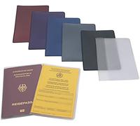 Étui de protection pour passeport de vaccination / carnet de vaccination / carnet de vaccination / passeport / à partir de la date d'émission 2005 avec 2 compartiments - Fabriqué en Allemagne, Violet