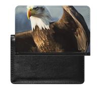 Étui de protection pour passeport Eagle avec blocage RFID - Porte-carte d'identité - Portefeuille de voyage sécurisé pour tickets de passeport, cartes de crédit, style, taille unique, Style :, Taille