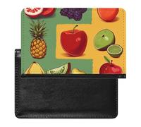 Étui de protection pour passeport en forme de fruits - Protection RFID - Porte-carte d'identité - Portefeuille de voyage sécurisé pour passeport, tickets, cartes de crédit, style, taille unique, Style