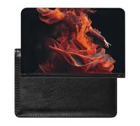 Étui de protection pour passeport Fire Dancer avec blocage RFID - Porte-carte d'identité sécurisé pour passeport, tickets, cartes de crédit, style, taille unique, Style :, Taille unique