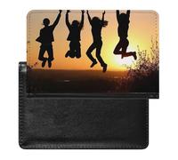 Étui de protection pour passeport Jump in The Air - Blocage RFID - Porte-carte d'identité - Portefeuille de voyage sécurisé pour tickets de passeport, cartes de crédit, style, taille unique, Style :,