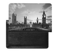 Étui de protection pour passeport - Noir et blanc - Blocage RFID - Porte-carte d'identité - Portefeuille de voyage sécurisé pour passeport, tickets, cartes de crédit, style, taille unique, Style :,