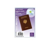 Etui De Protection Pour Passeport - Plastique - Transparent - Exacompta Multicolore