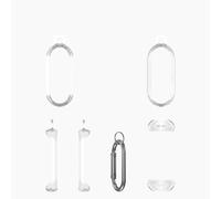 Étui de Protection pour PLAUD NotePin AI, Housse de Protection Transparente Anti-Chute, Anti-Rayures, Anti-poussière avec Crochet pour PLAUD NotePin AI Voice Recorder Accessories (Transparent)
