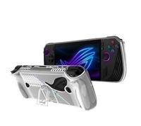 Etui de Protection pour ROG Ally X Console de Jeux Antidérapant et résistant aux Rayures Housse protectrice des poignées Transparente en TPU avec Support Confort Ergonomique Coque en Peau Douce