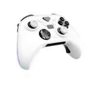 Étui de Protection pour ROG Raikiri II X-Box Manette, Silicone Antichoc, Recharge Possible sans Le Retirer, Anti-poussière, Anti-Traces de Doigts, Lavable avec 4 Capuchons pour Joysticks (Blanc)