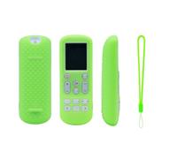 Étui de Protection pour Samsung ARH-2201 DB93-1463T DB93-15882Q Télécommande de Climatiseur, Housse de Protection en Silicone Souple, Antichoc et Antidérapante, avec Lanière (Vert Fluo)