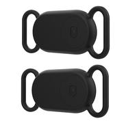 Etui de Protection pour Samsung Galaxy Smart Tag 2 pour Collier de Chien ou de Chat, Housse de Protection en Silicone pour Smarttag2, résistant aux Rayures (Noir)