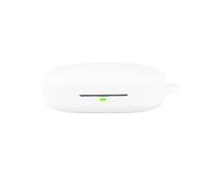 Étui de Protection pour SHOKZ OpenFit Pro T010 Casque Étui de Protection intégral en Silicone Souple, résistant aux Chocs et à la poussière (Blanc)