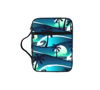 Étui de protection pour skateboard avec imprimé palmiers - Pour femme et fille - Avec poignée pour Bible de taille standard