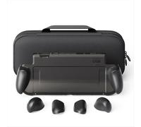 Étui de protection pour Switch 2 : coque en plastique avec poignée et sac de rangement Max, housse anti-poussière et sac de protection A