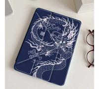 Étui de protection pour tablette avec motif totem dragon bleu, compatible avec iPad Air 11 pouces M3 2025/M2 2024, Air 5e génération 2022, Air 8 2026 (11/13 pouces), (A16) 11 pouces 11e génération 202