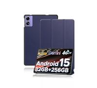 Étui de protection pour tablette DOOGEE Tab G6+ 11" 2025, support yystao fin avec design à trois volets, coque de protection rigide compatible avec DOOGEE TABG6+, bleu