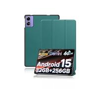 Étui de protection pour tablette DOOGEE Tab G6+ 11" 2025, support yystao fin avec design à trois volets, coque de protection rigide compatible avec DOOGEE TABG6+, vert