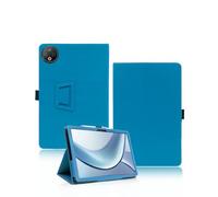 Étui de protection pour tablette DOOGEE V Pad 12 pouces 2025, étui de protection yystao en cuir synthétique compatible avec DOOGEE V Pad - Dragonne, design texturé pour la peau - Bleu azur