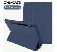 Étui de protection pour tablette en TPU souple de couleur unie, bleu pomme, compatible avec Samsung Galaxy Tab S7, S8, S9 11 pouces, S6 Lite 10,4 pouces, S7 FE, S8+, S9+, S9FE+ 12,4 pouces. Cadeau d'a