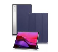 Étui de protection pour tablette Lenovo Yoga Tab plus 12,7" - toergy fine - Triple support - Étui de protection rigide - Imperméable, résistant aux chocs et à la poussière - Bleu foncé