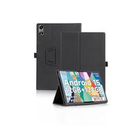 Étui de protection pour tablette OSCAL Pad 100 12" Android 14 avec dragonne, support et fonction anti-chute Noir
