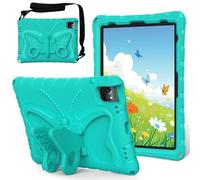 Étui de protection pour tablette pour enfants pour iPad Air 11 pouces (M3 2025 7e / M2 2024 6ème), coque de protection robuste en EVA légère et résistante aux chocs avec bandoulière sangle housse de