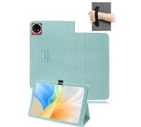 Étui de protection pour tablette TECLAST T65 Plus, 13,4" 2025, en cuir synthétique, avec support à rabat en toergy et porte-stylo et dragonne, noir