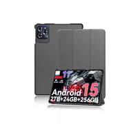 Étui de protection pour TABWEE W90 11 pouces, support yystao fin avec design à trois volets, coque de protection rigide compatible avec TABWEE W90, gris