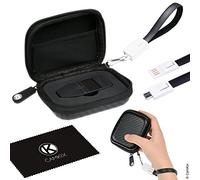 Étui de Protection pour Trezor One Bitcoin/Crypto Portefeuille y Compris Sangle USB pour Le Transport, l’énergie et Le Transfert de données - Étui en Nylon Durable et Rigide avec Poche en Filet