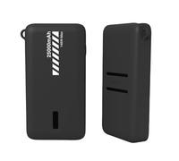 Étui de Protection pour UGREEN 25000mAh 145W Batterie Externe, Housse de Protection en Silicone Anti-Chute et Anti-poussière pour UGREEN 25000mAh 145W Mobile Batterie Externe Accessoires (Noir)