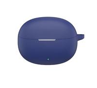 Étui de Protection pour Vivo TWS 5E écouteurs, Coque en Silicone Souple, Antichoc, antipoussière, avec Crochet pour Vivo TWS 5E écouteurs (Navy Blue)