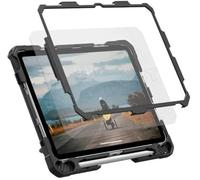URBAN ARMOR GEAR Plasma HK Case Apple iPad 10.9 Coque (10e génération 2022) [Dragonne pivotante, Film de protection d'écran inclus, Apple Pencil / Logitech Crayon support] transparent / noir