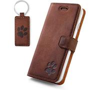 Étui de Protection RFID en Cuir Nubuck Vintage de qualité supérieure pour Samsung Galaxy S10 5G - Marron Noyer