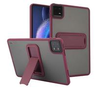 Étui de protection rigide antichoc pour Xiaomi Mi Pad 6/6 Pro 11" 2023 avec béquille, fin, léger, doux au toucher, rouge