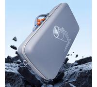 Étui de protection rigide de voyage compatible avec XGIMI MoGo 4 (2025), coque antichoc en polyuréthane et EVA pour appareil et accessoires, design élégant et léger gris