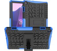 Étui De Protection Rigide En Polycarbonate Et Silicone Tpu Avec Fonction Support Pour Tablette Lenovo Tab M10 3ème Génération Tb-328fu/Tb-328xu Bleu Foncé