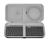 Étui de Protection Rigide pour Clavier Geekria, Compatible avec Le Combo Clavier et Souris sans Fil Logitech MK470 Slim, Logitech MK470 / K585 / K580 (Gris foncé)