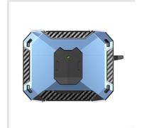 Étui de protection rigide pour écouteurs Jbl Wave Beam 2 avec support intégré résistant aux chocs ABS boîte de rangement compacte de voyage en noir (1 bleu)