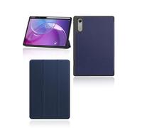 Étui de protection rigide pour tablette Lenovo Idea Tab Pro Gen 2 13" - Support fin à trois volets - Coque de protection rigide compatible avec Idea Tab yystao Gen 2 - Bleu