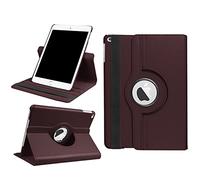 Étui de protection rotatif à 360° avec fonction mise en veille et stylet pour Apple iPad Pro 2017, 26,6 cm, modèle A1701/A1709, avec fonction Wake & Sleep marron