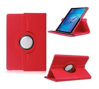 Étui de protection rotatif à 360° pour tablette Oukitel OT8 OKT3 OT9 OT11 OT12 tous les appareils de 10-10,1-11" - Avec fonction support - Rouge