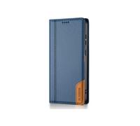 Etui de Protection Samsung A32 5G/M32 5G Anti-Fraude - Housse rabat avec Porte-Cartes - Fixation Magnétique - :Bleu