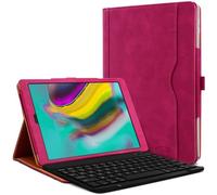 Étui de protection - Samsung - Galaxy Tab A7 10.4 - Rose Fuschia - Clavier Azerty Bluetooth - Mixte