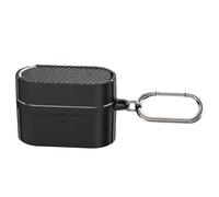 Étui de Protection Souple en TPU élastique pour Sony WF-1000XM6 écouteurs: Housse Douce pour la Peau, amortissant Les Chocs, résistante aux impacts et aux dommages, avec Mousqueton (Noir)