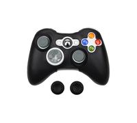 Étui de protection souple noir pour manette sans fil/filaire Xbox 360