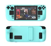 Etui de Protection Souple pour Steam Deck pour Steam Deck OLED, Etui de Protection Intégrale Résistant aux Rayures avec Béquille Intégrée (Bleu clair)
